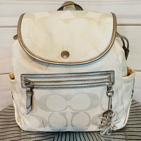 Coach Handbags - Coach Signature Logo Backpack